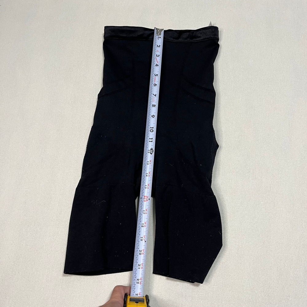 SPANX Women's Black Shapewear Shorts High Waist Smoothing Slimming Tummy Control - Picture 6 of 8